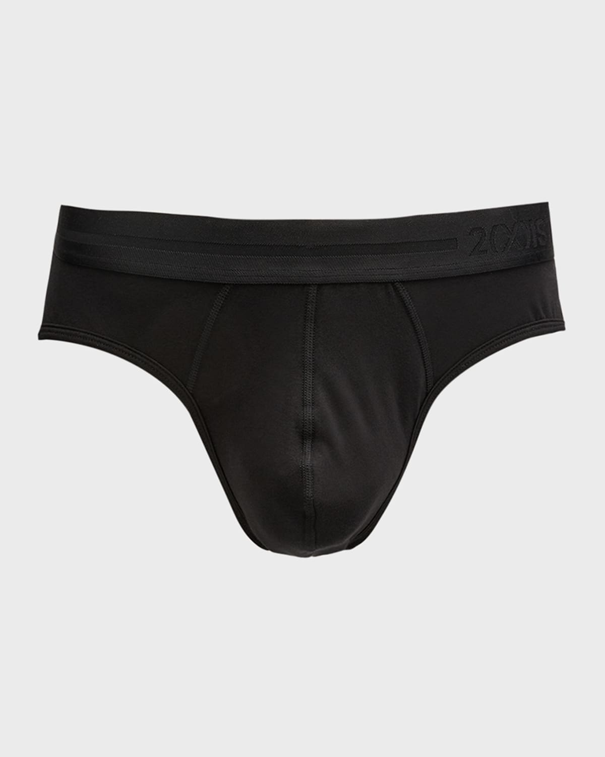 2(x)ist Dream Solid Modern Fit Low Rise Briefs In Black Beauty