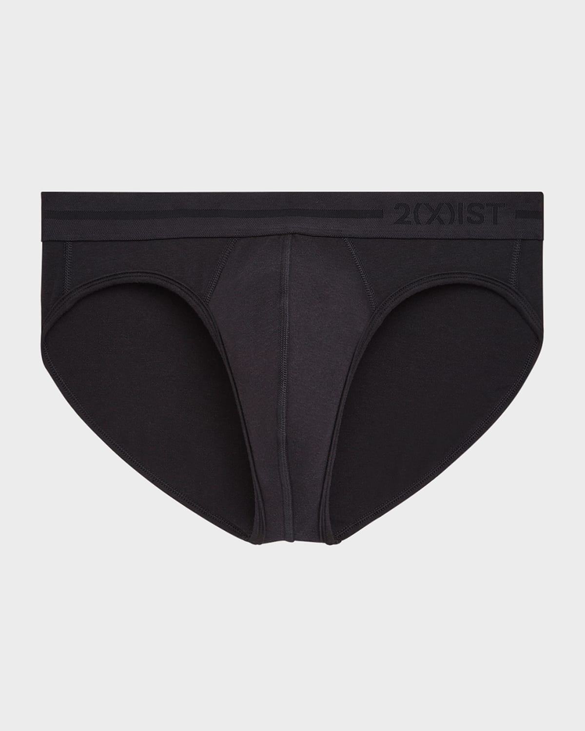 2(x)ist Dream Solid Modern Fit Low Rise Briefs In Black Beauty