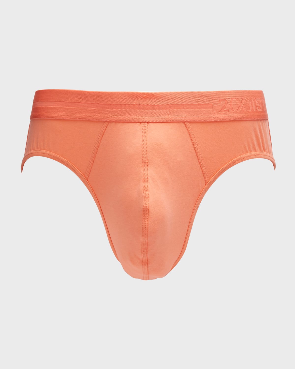 2(x)ist Men's Dream Cotton-stretch Low Rise Briefs In Coral Chic