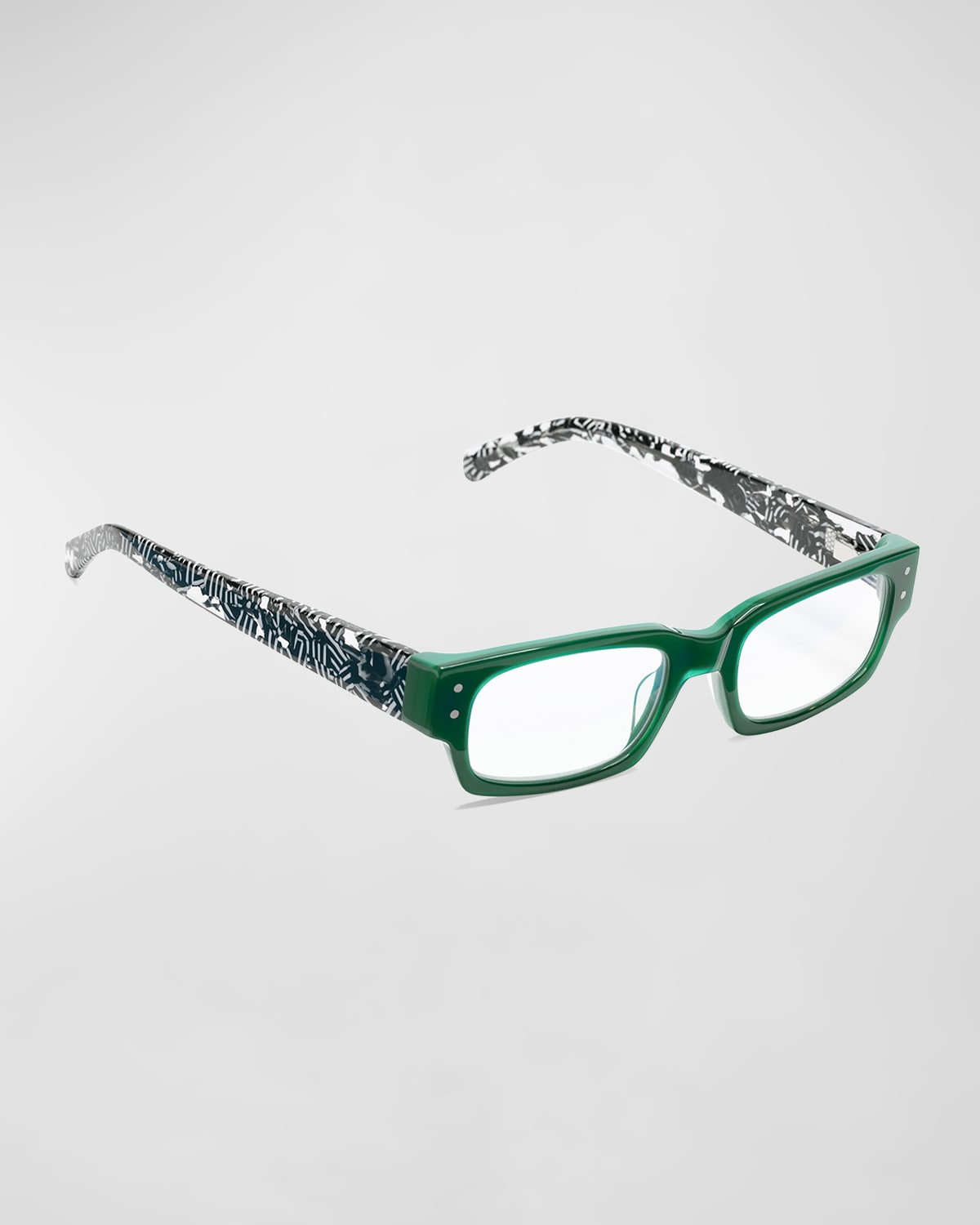 Peckerhead Rectangle Acetate Reader Glasses