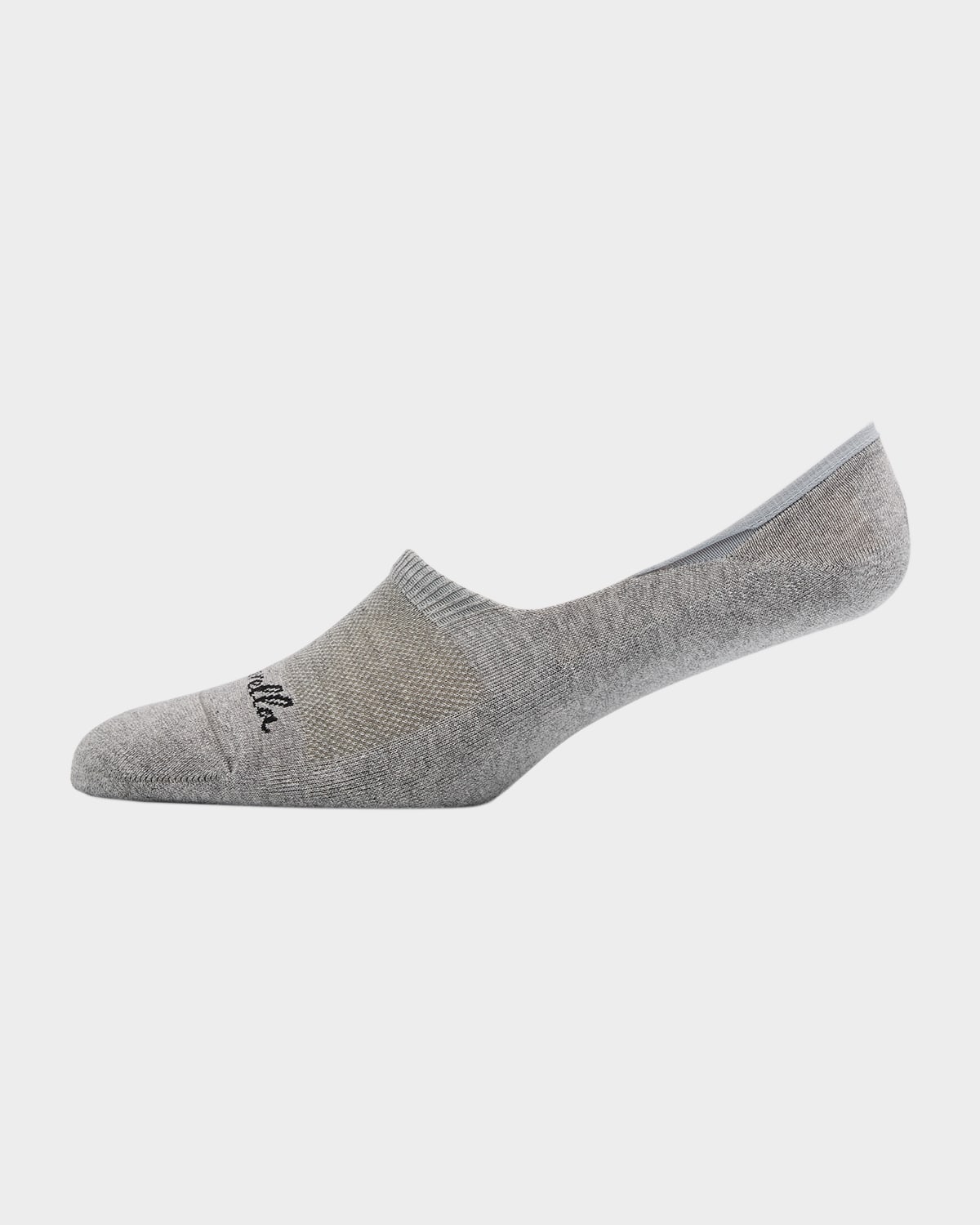 Shop Pantherella Men's Invisible Cushion Sole No-show Socks In Lt Grey Mix