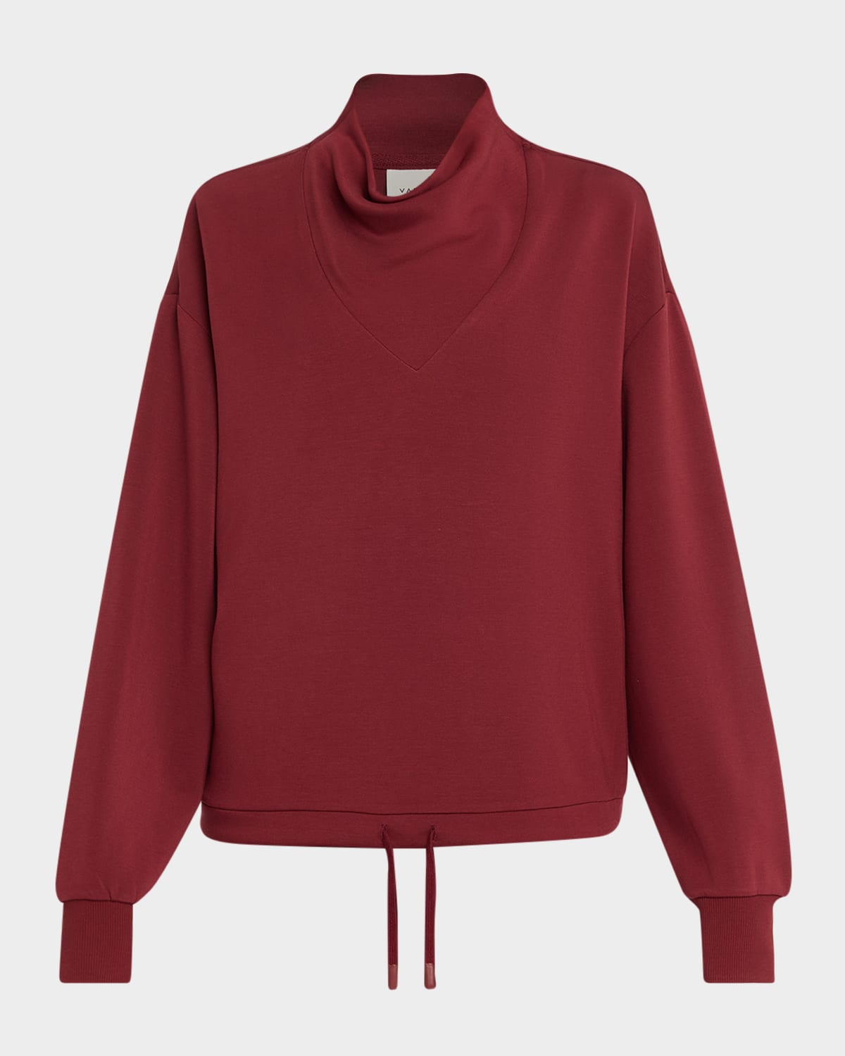Varley Betsy Turtleneck Sweatshirt In Red