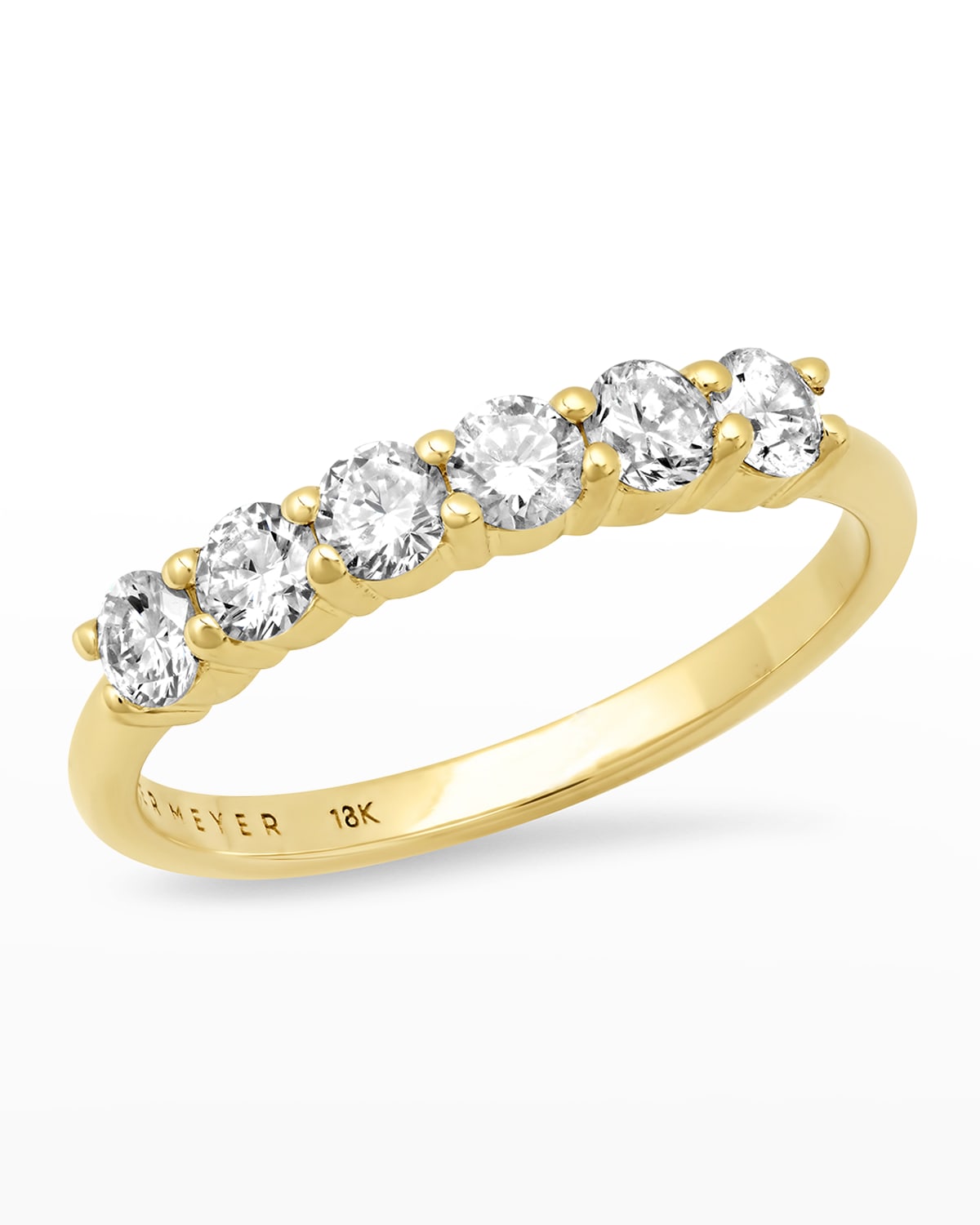 Yellow Gold 4-Prong Band