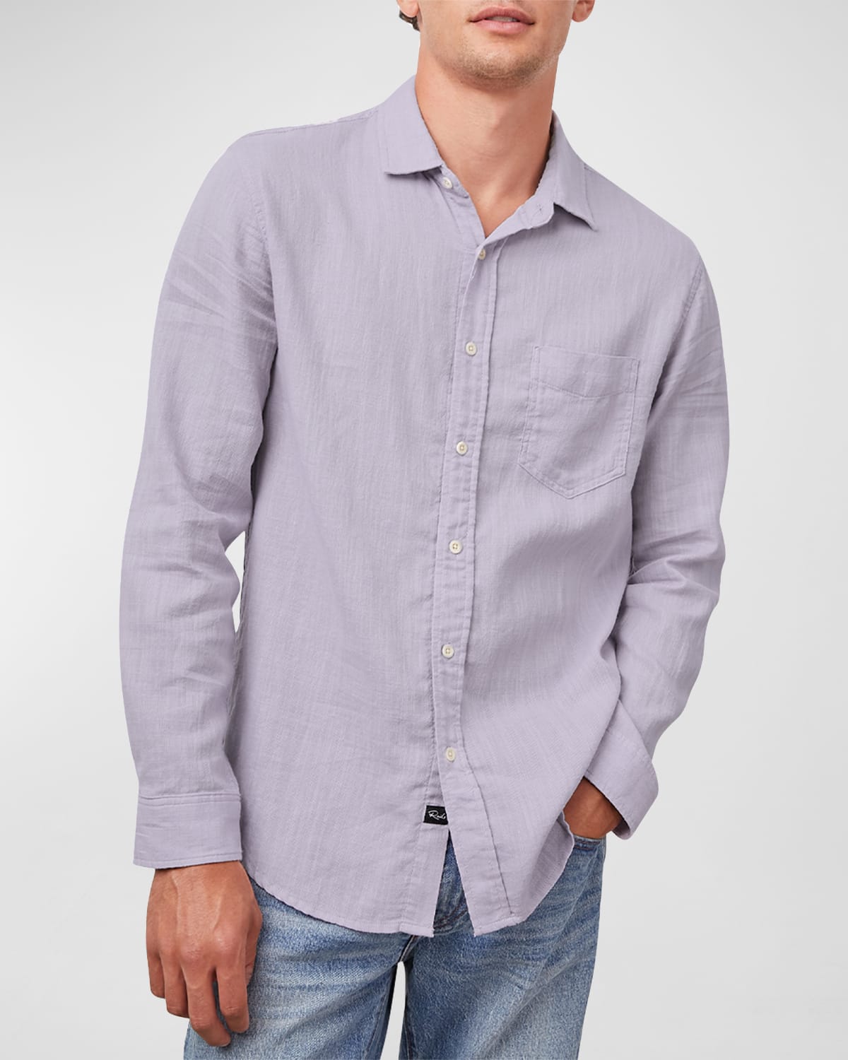Rails Men's Wyatt Plaid Sport Shirt In Lavender