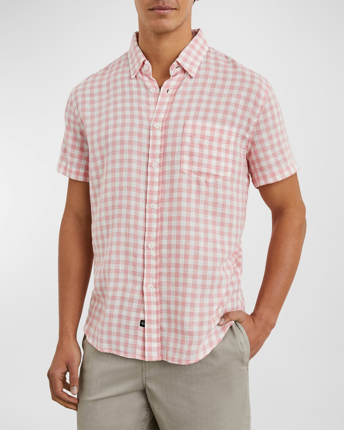 Rails Men's Fairfax Sport Shirt In Pink