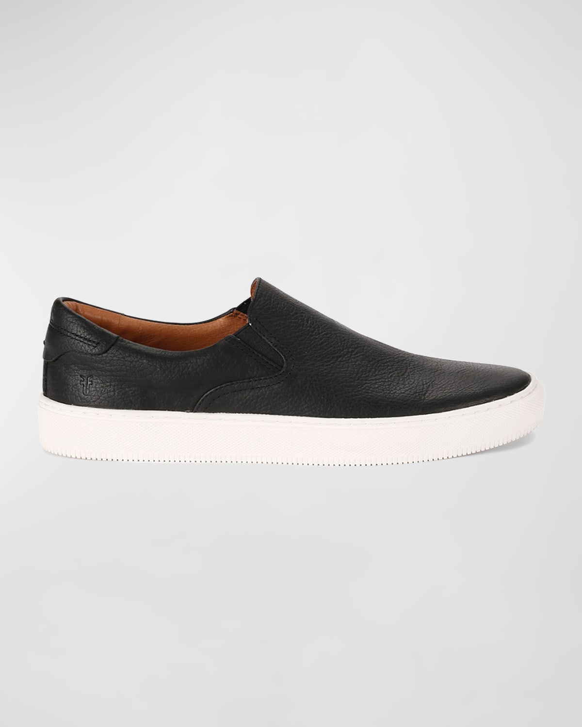 Frye Men's Astor Leather Slip-on Trainers In Black