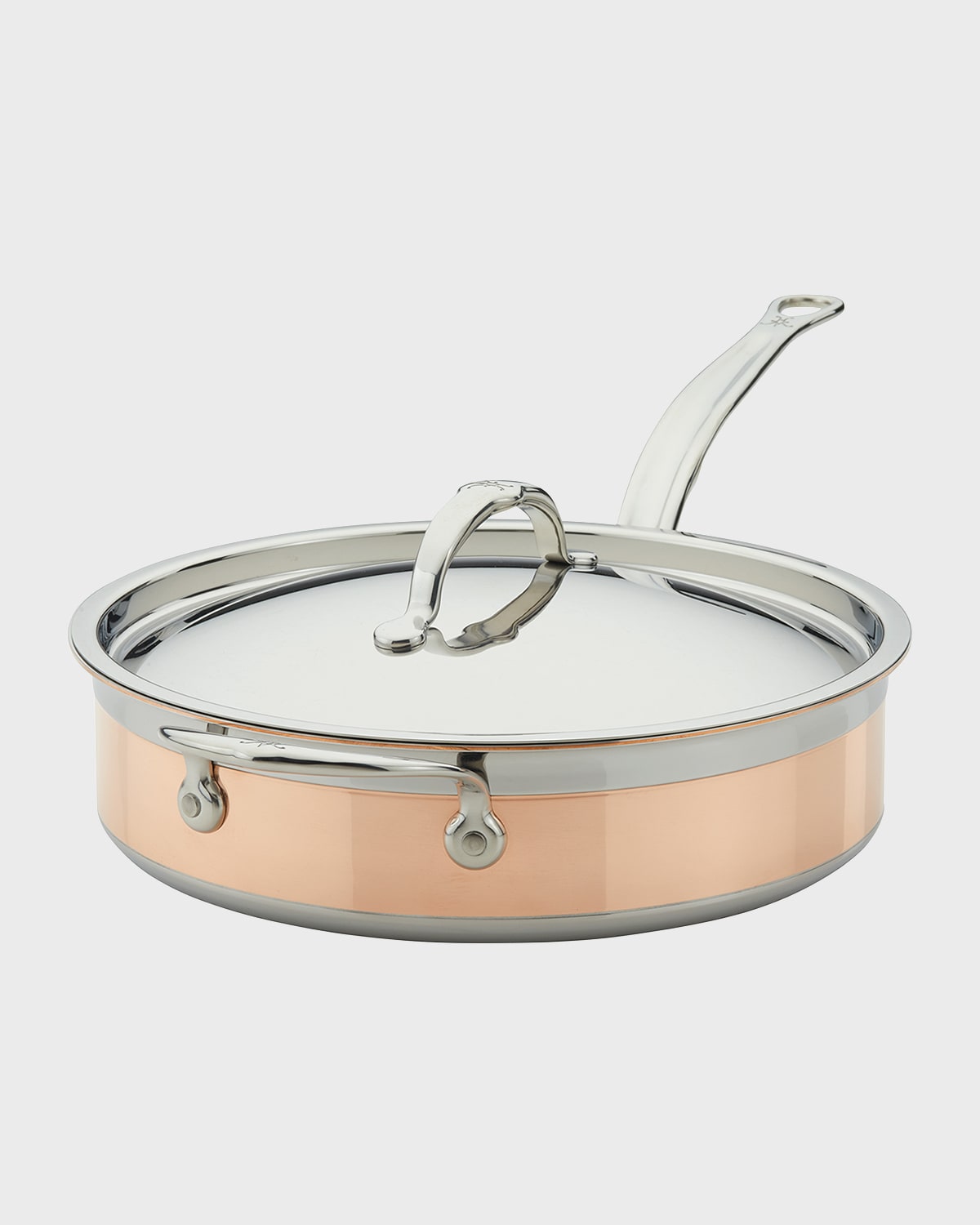 Hestan Copperbond Copper Induction 3.5-quart Covered Saute With Helper Handle