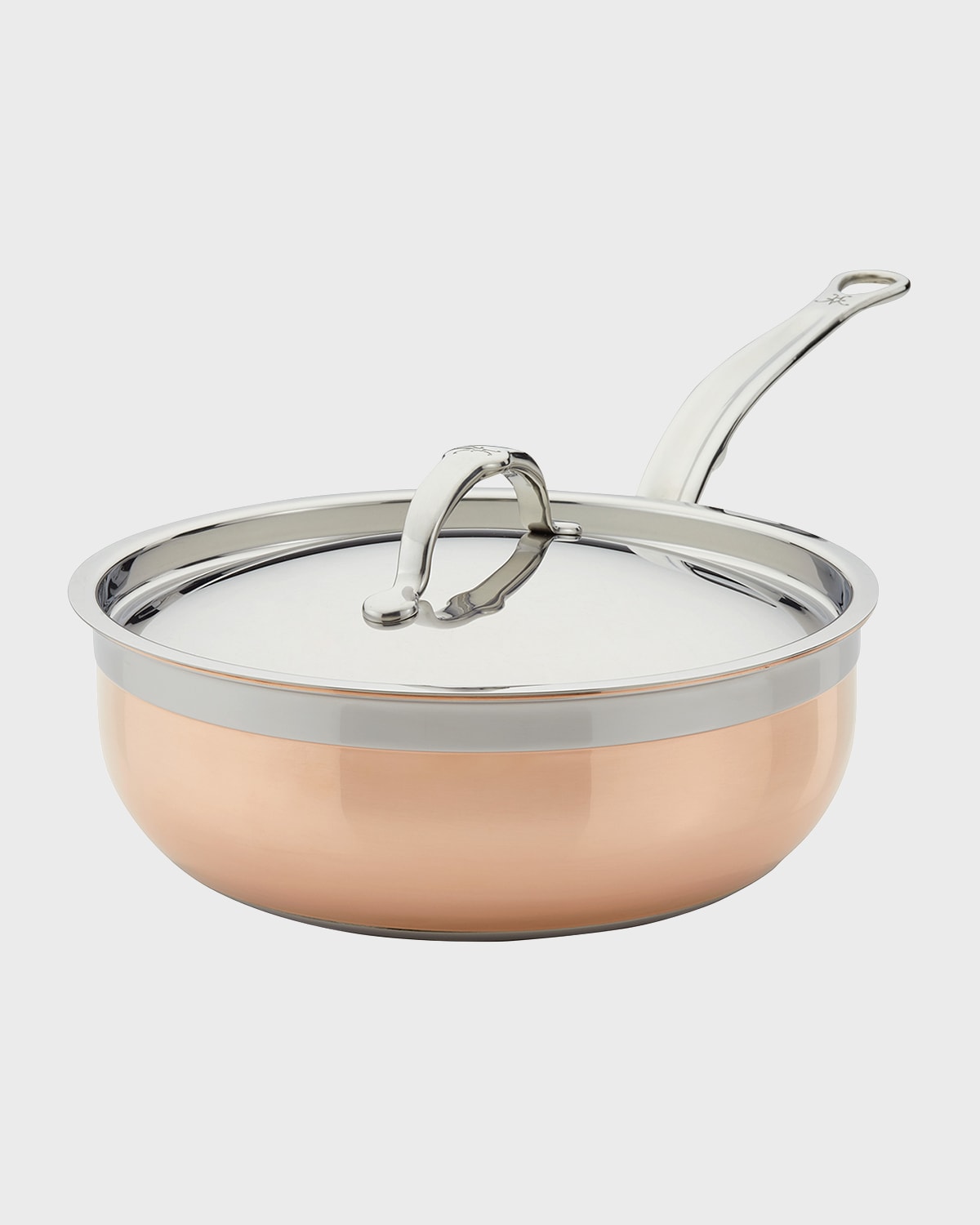 Hestan Copperbond Copper Induction 3.5-quart Covered Essential Pan With Helper Handle