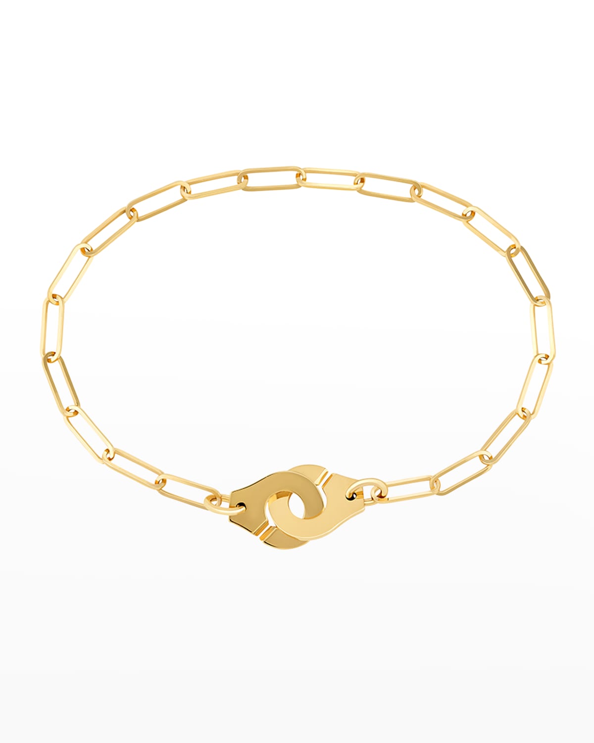 DINH VAN Yellow Gold Menottes R10 Medium Bracelet