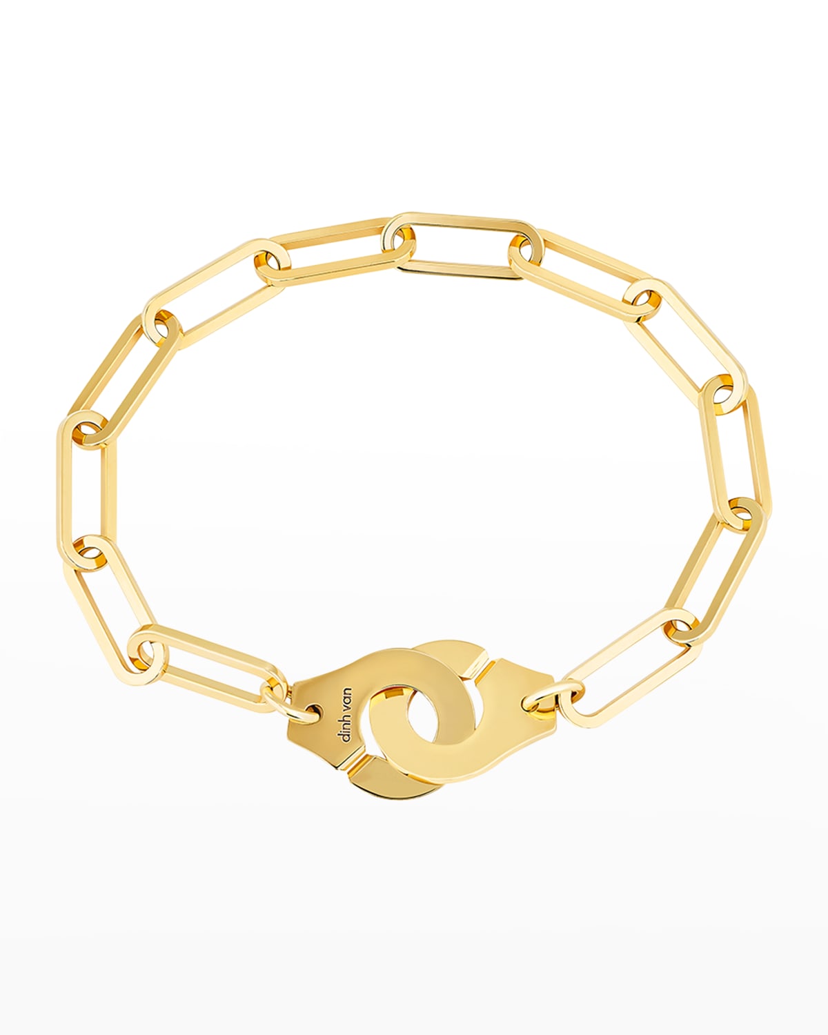 DINH VAN Yellow Gold Menottes R15 Extra-Large Bracelet