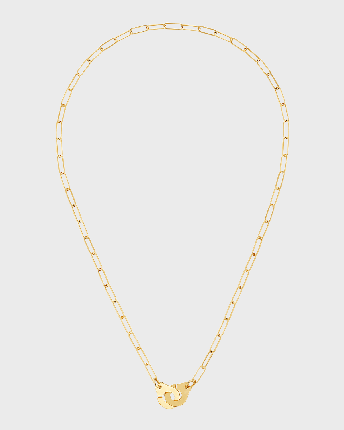 DINH VAN Yellow Gold Menottes R10 Medium Chain Necklace