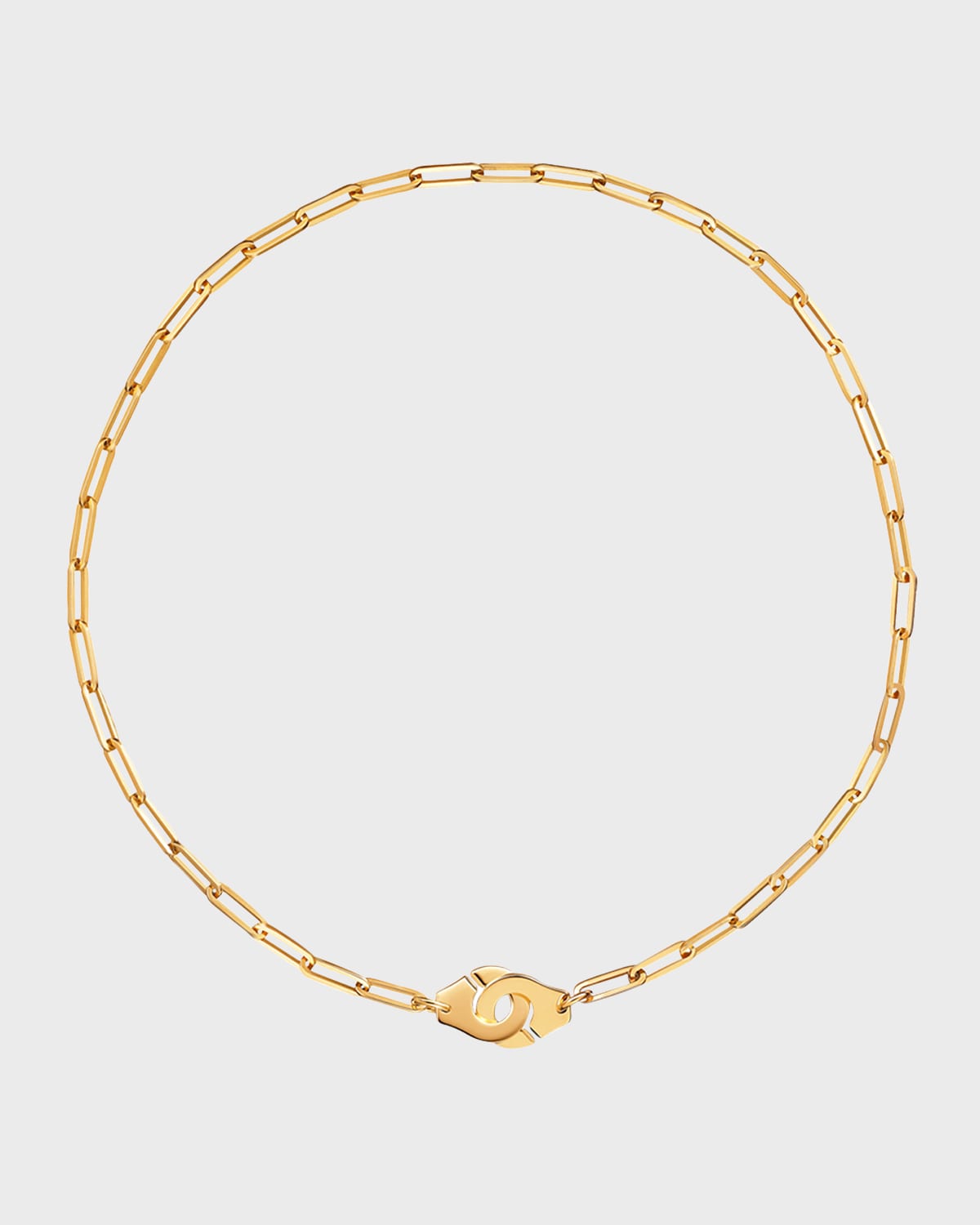 DINH VAN Yellow Gold Menottes R12 Large Chain Necklace