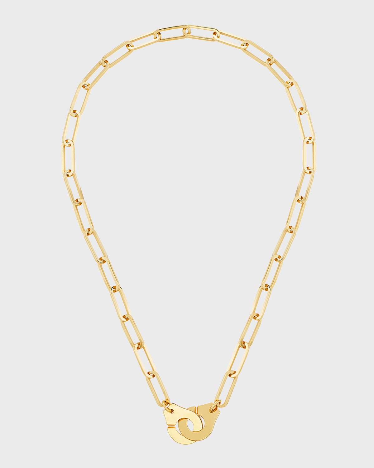DINH VAN Yellow Gold Menottes R15 Extra-Large Chain Necklace