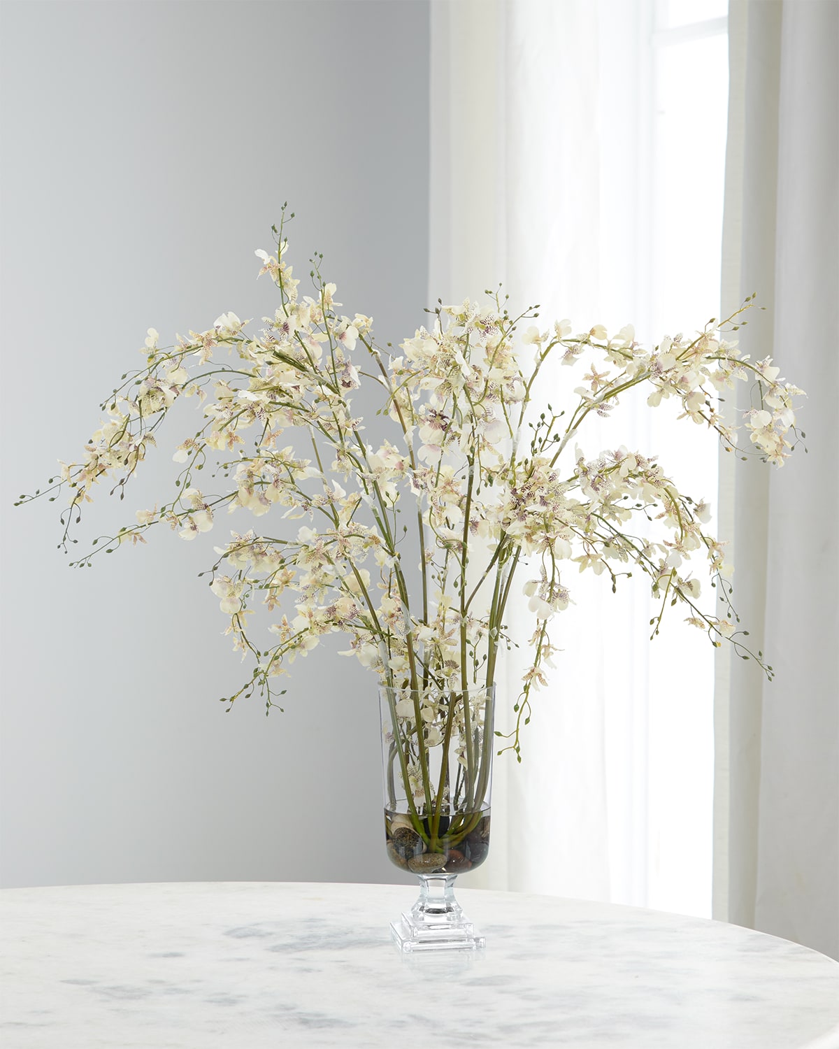 Shop John-richard Collection Dancing In The Water Faux-floral Arrangement In White