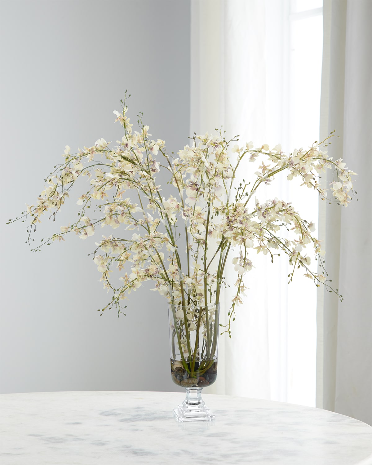 John-richard Collection Dancing In The Water Faux-floral Arrangement In White