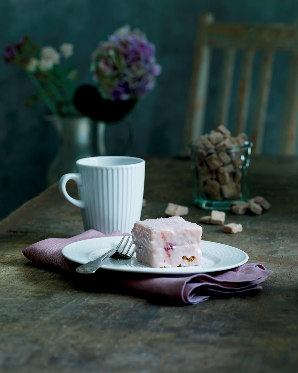 Pillivuyt Plisse Set Of 4 Mug - 8 Oz. In White