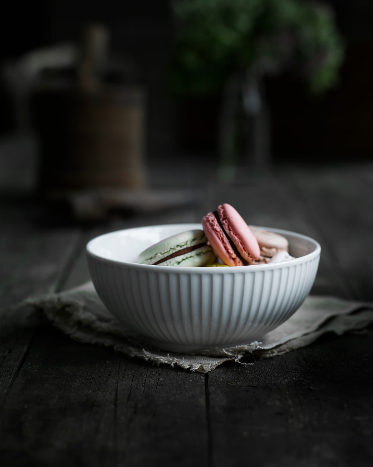 Pillivuyt Plisse Set Of 2 Bowls - 6" Dia., 14 Oz. In White
