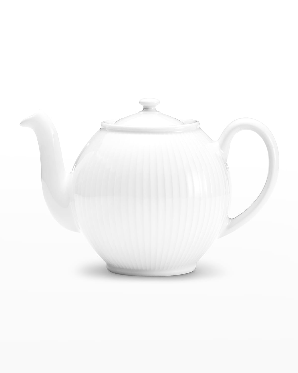 Shop Pillivuyt Plisse Teapot, Large - 6 Servings, 1.5 Qt. In White