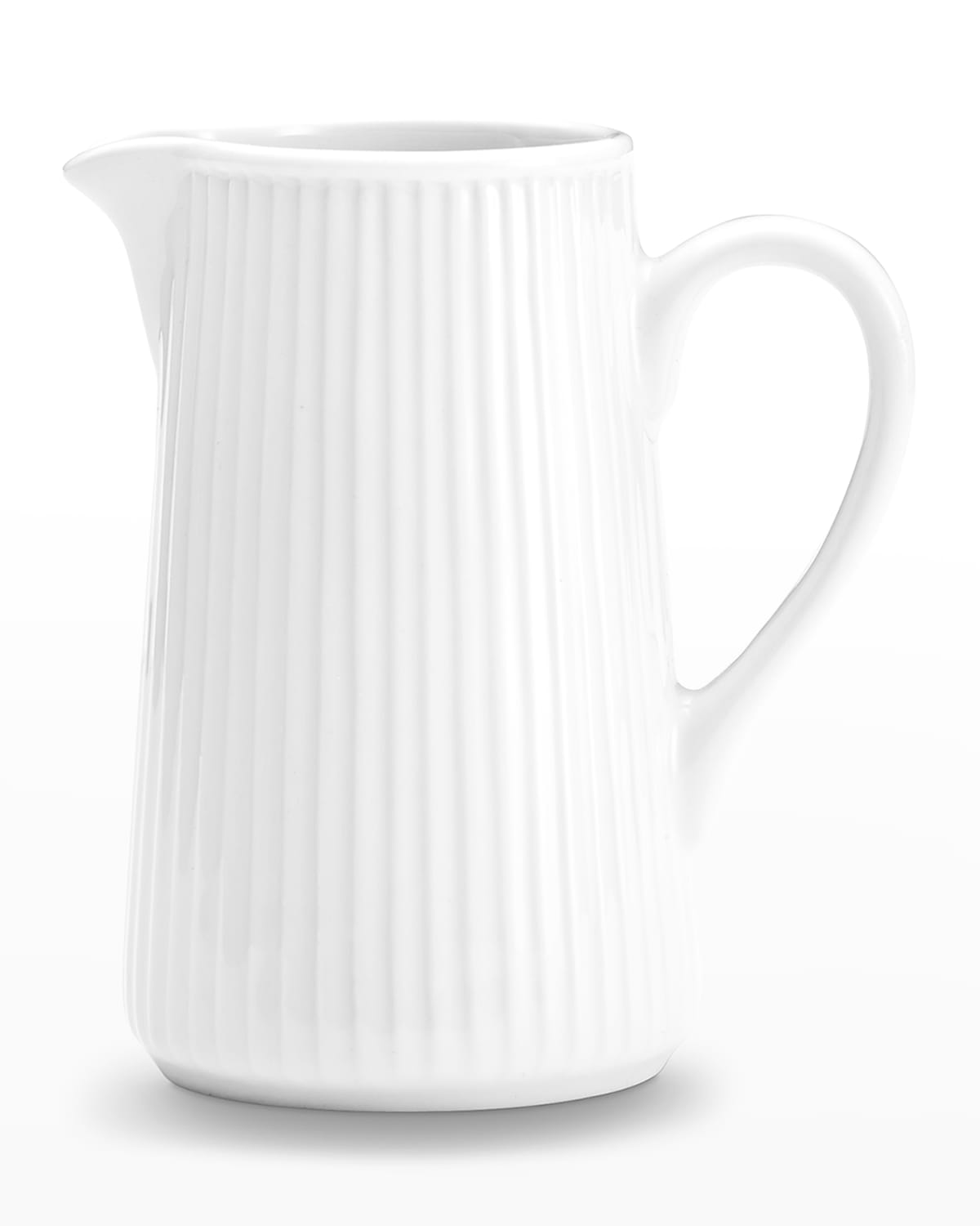 Shop Pillivuyt Plisse Set Of 2 Jugs, Large - 12 Oz. In White