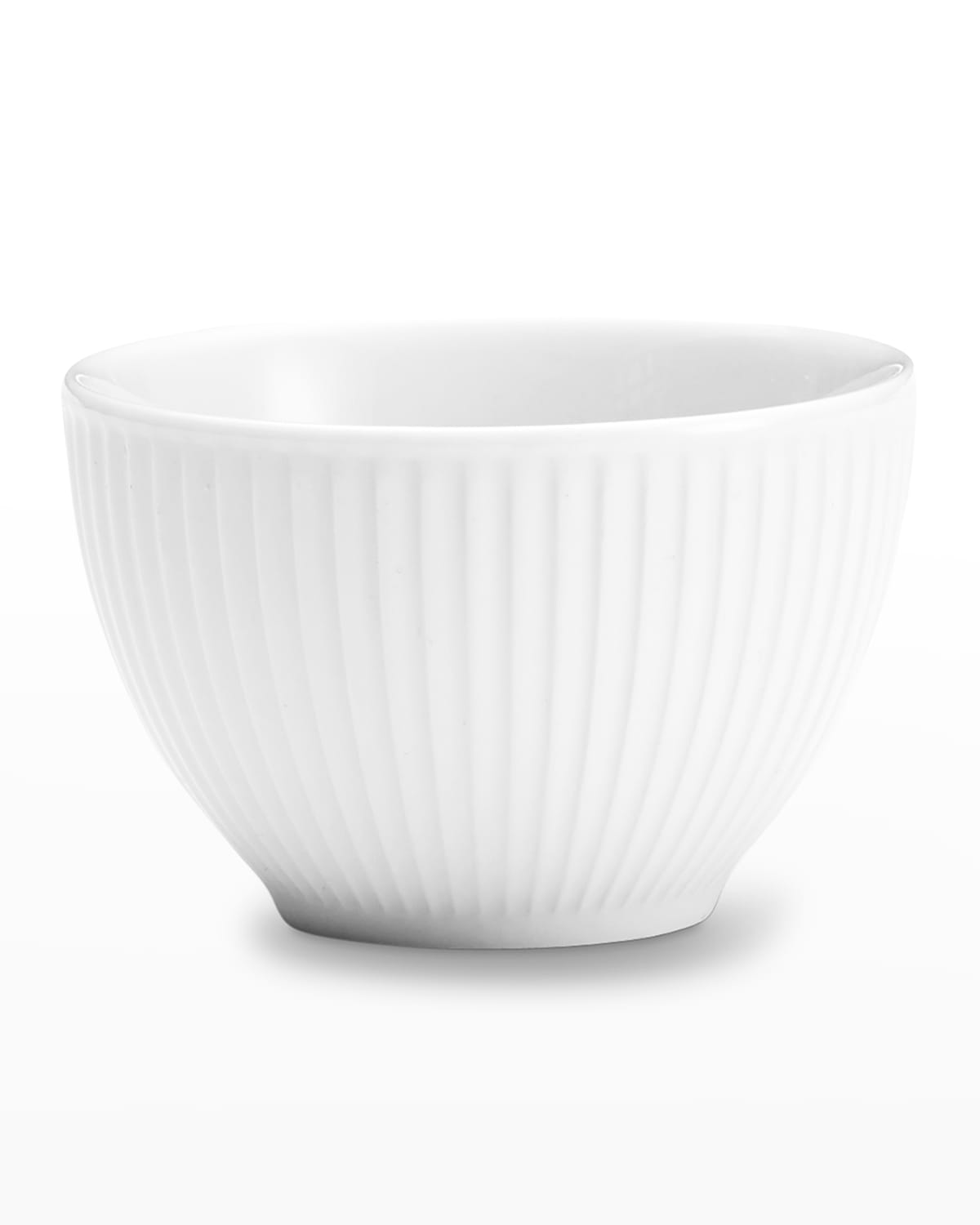 Shop Pillivuyt Plisse Open Sugar Bowls, Set Of 4 In White