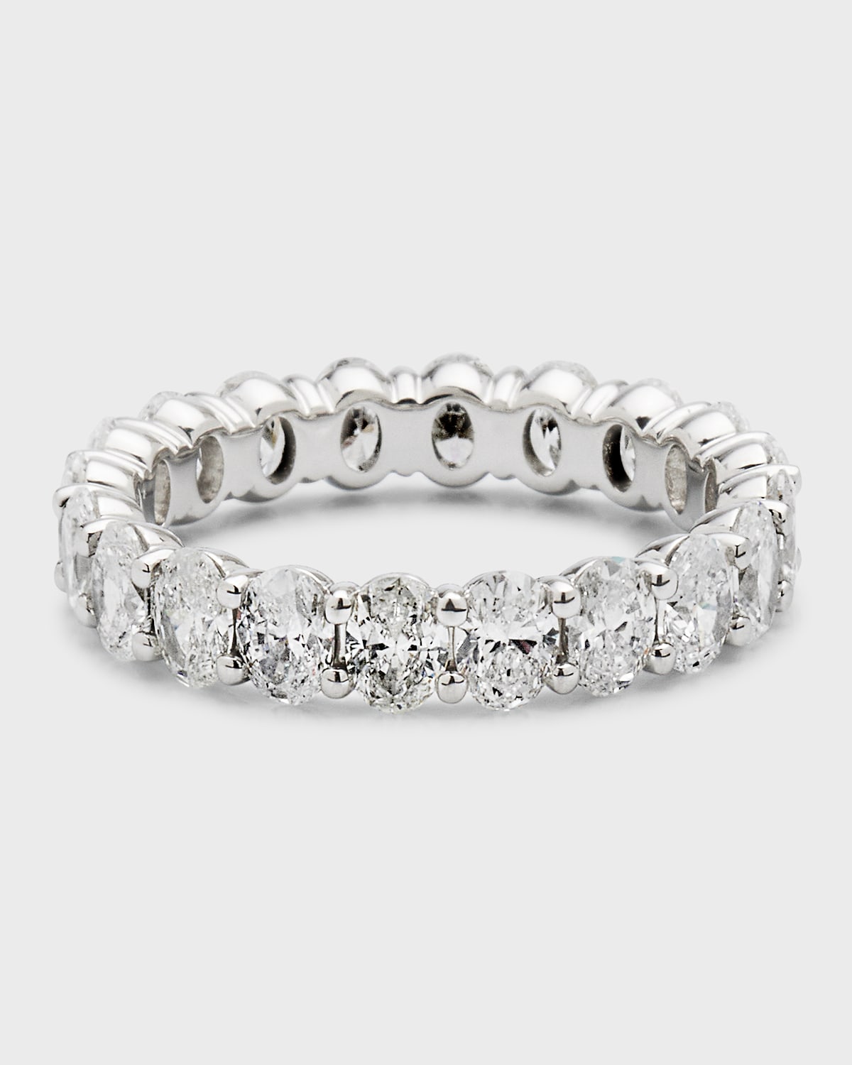 Neiman Marcus Diamonds Platinum Oval Fg/vs Diamond Eternity Band