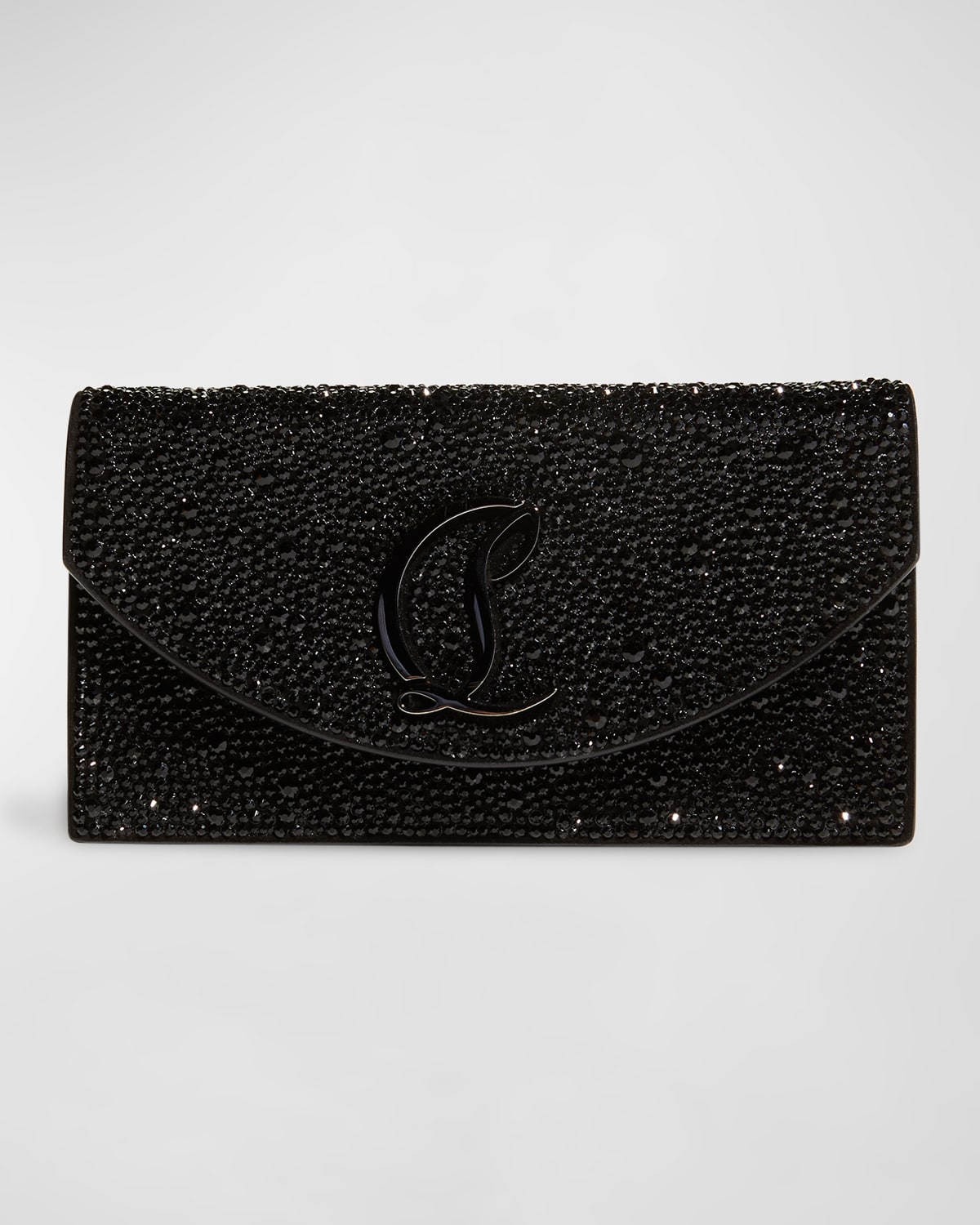 Loubi54 Small Wallet on Chain in Strass