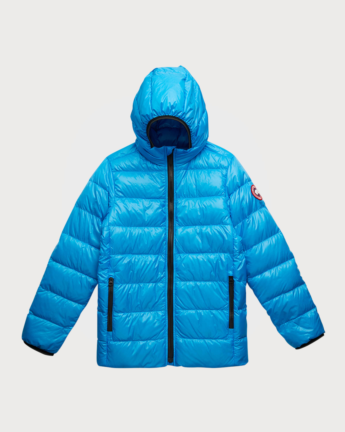 Canada Goose Kid's Crofton Quilted Jacket In Glacier Blue-bleu