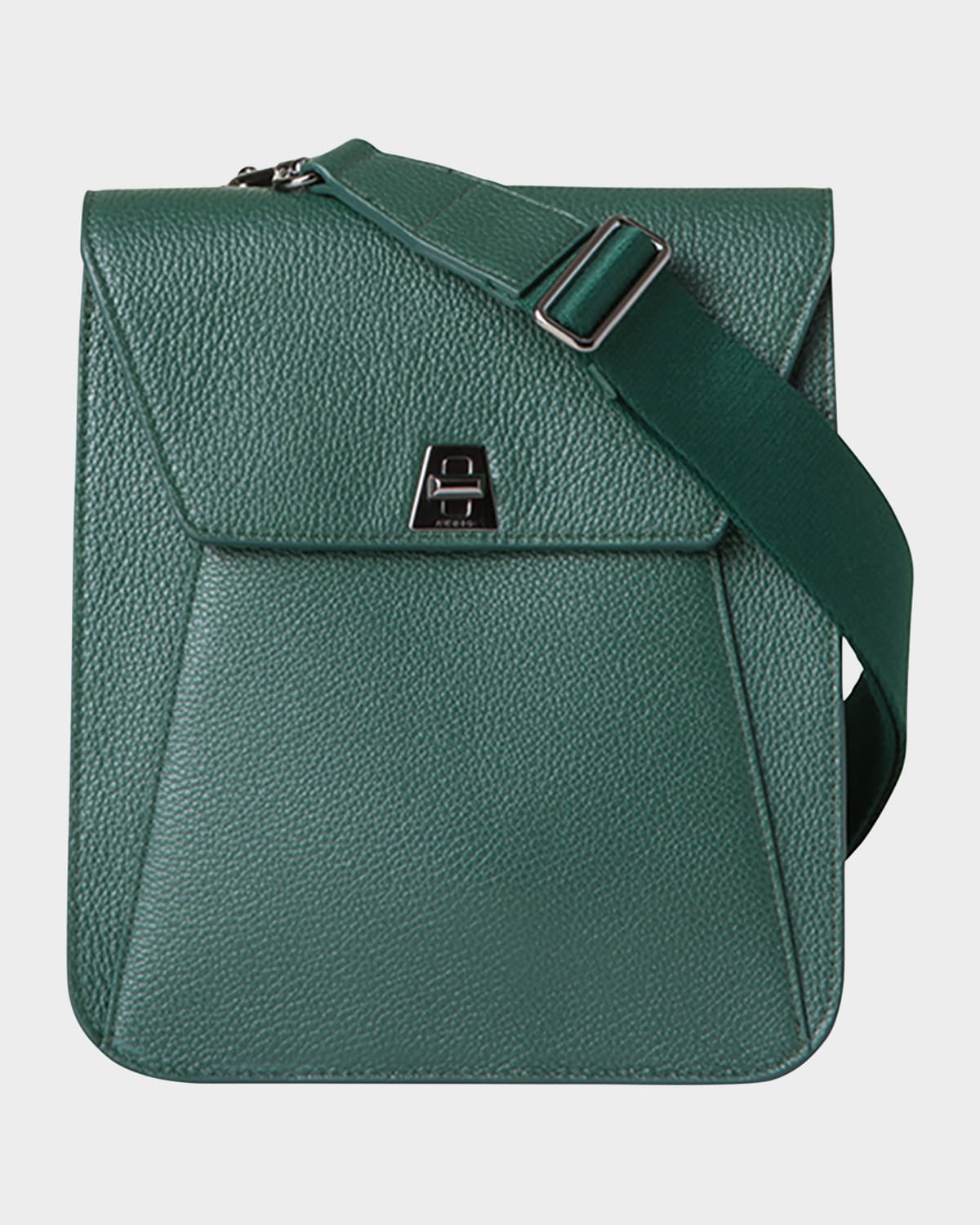 AKRIS ANOUK SMALL LEATHER MESSENGER BAG 