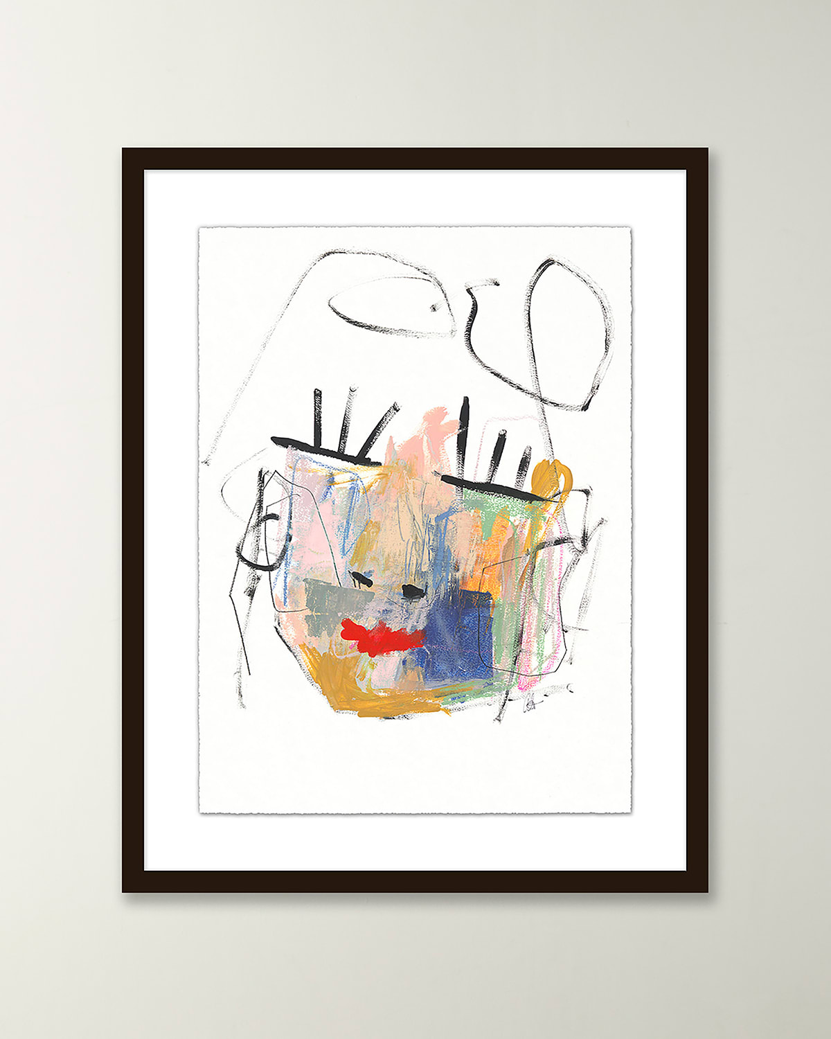 Wendover Art Group 'thinking In Color 2' Wall Art In Espresso