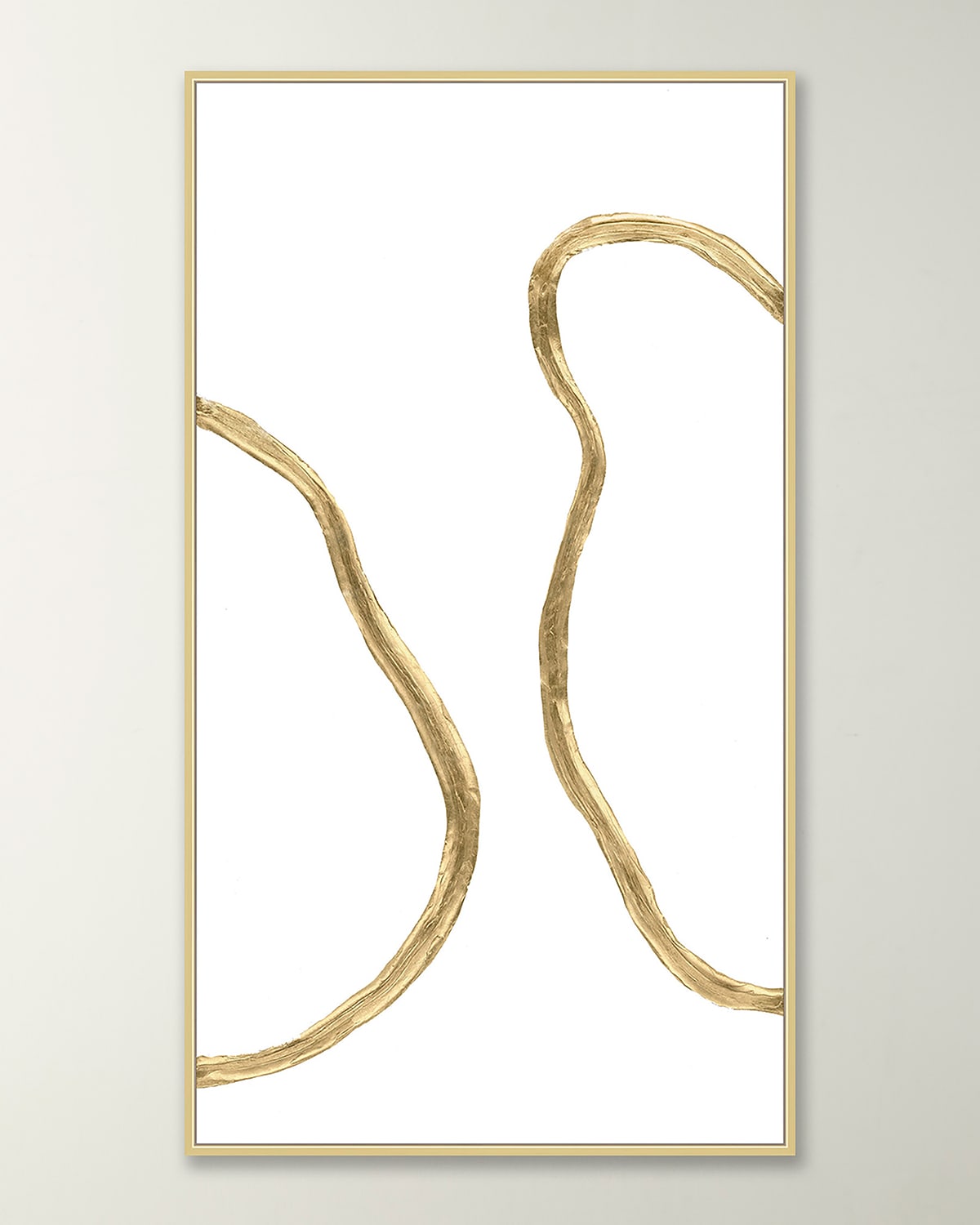Shop Wendover Art Group 'gilded Cord 1' Wall Art In Gold