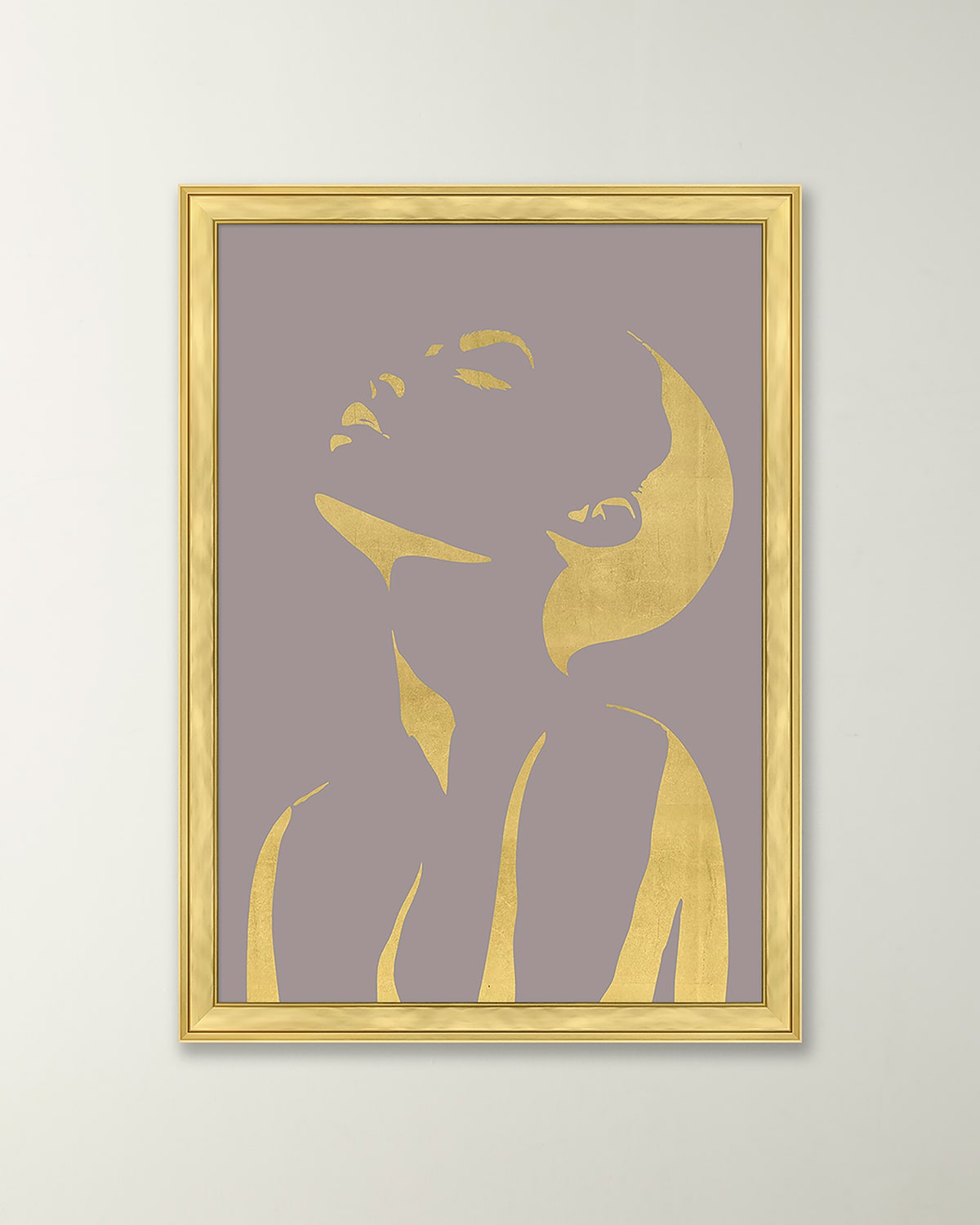Shop Wendover Art Group 'opulent Profile' Wall Art In Gold
