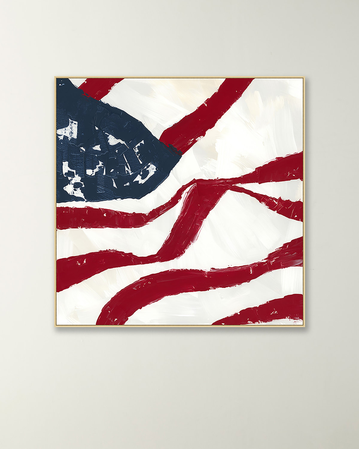 Shop Wendover Art Group 'ode To Red White And Blue' Wall Art In Natural
