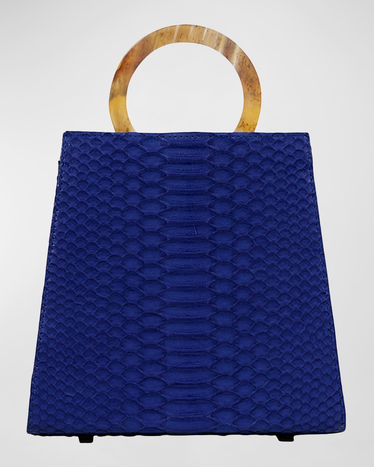 Azza Python Top-Handle Bag