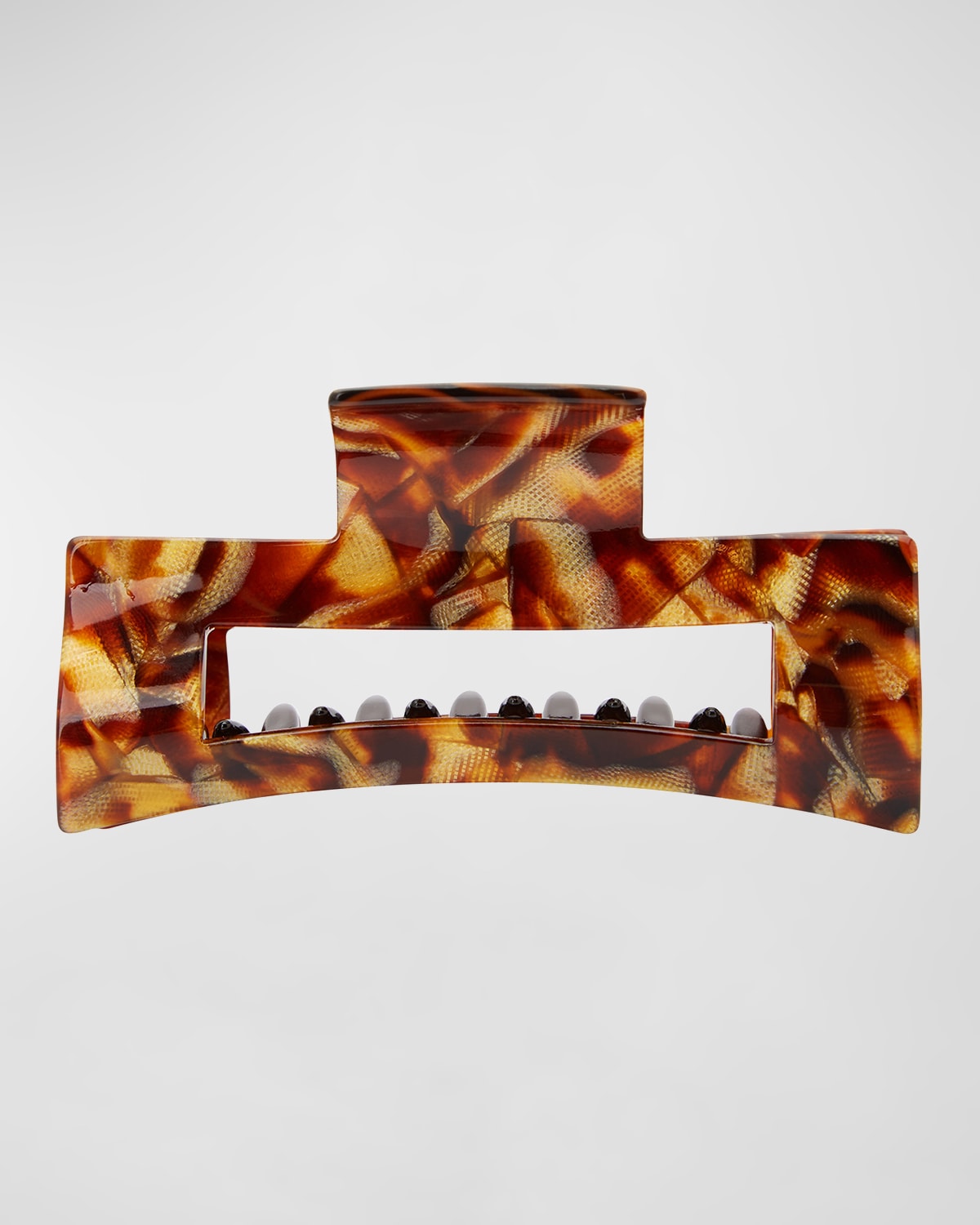 L ERICKSON LARGE CUTOUT RECTANGLE JAW HAIR CLIP