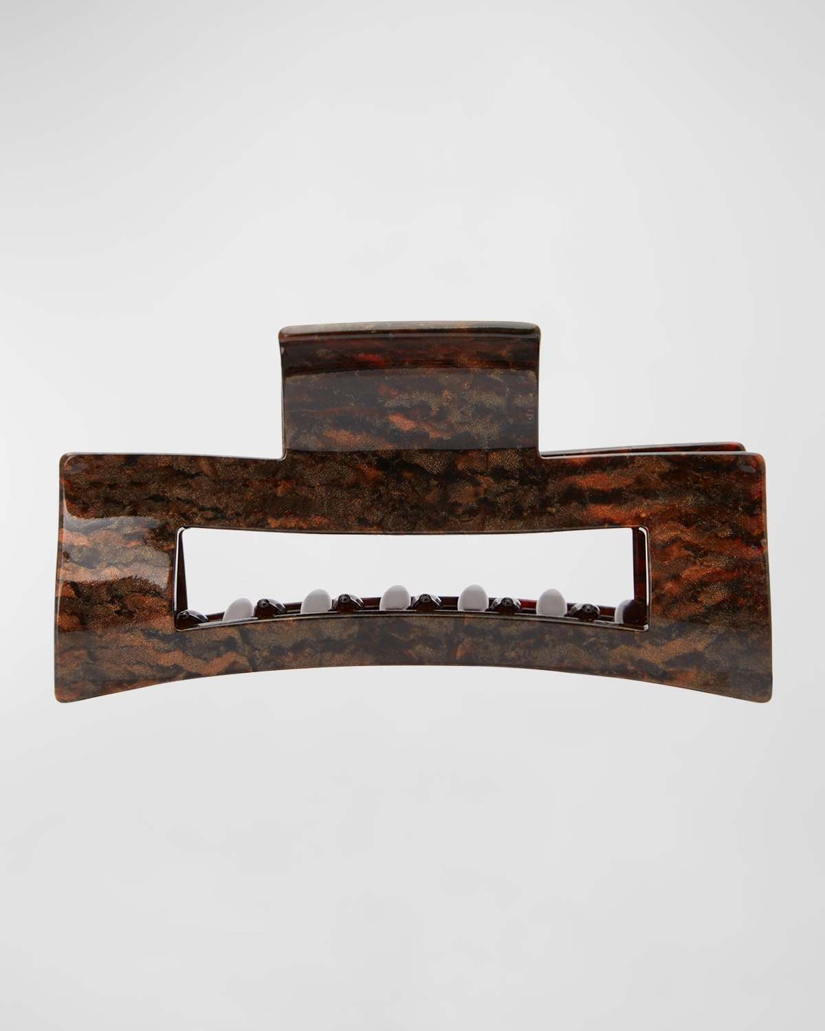 L ERICKSON LARGE CUTOUT RECTANGLE JAW HAIR CLIP