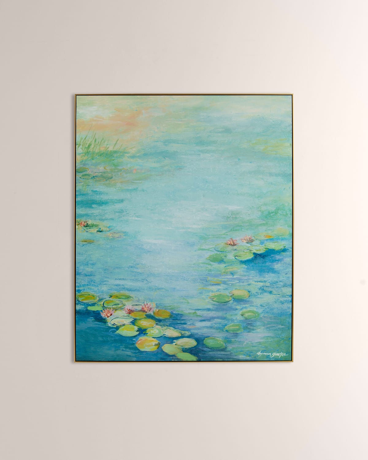 John-richard Collection Love Of Monet Giclee By Dyann Gunter In Multi