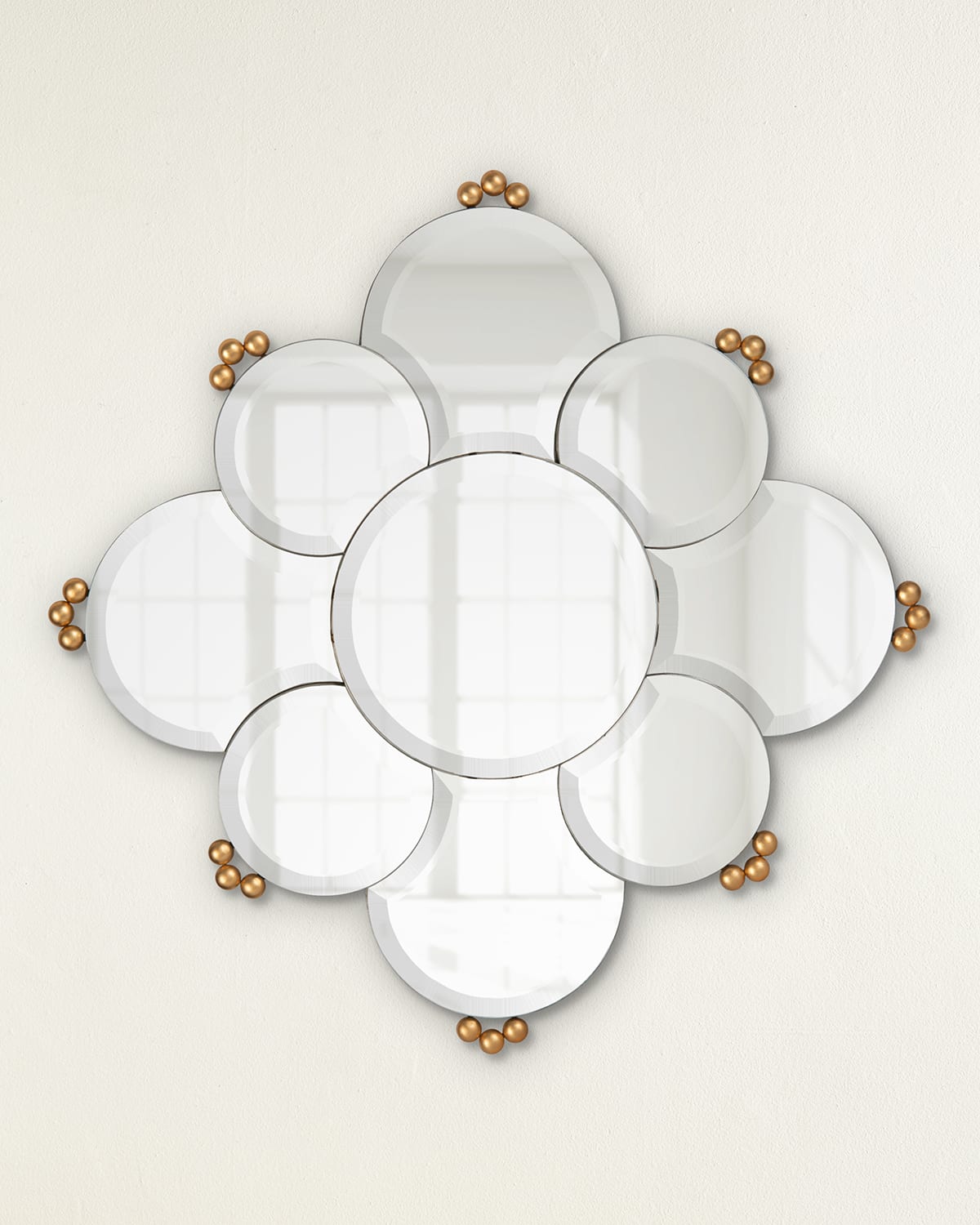 Shop John-richard Collection Orleans Mirror In Gold