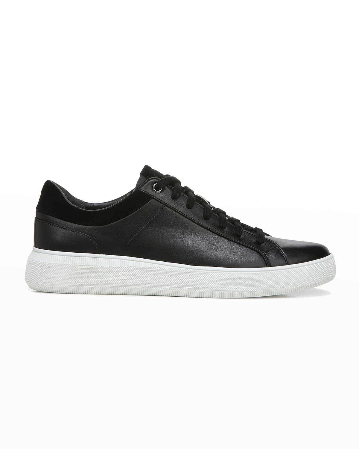 Vince Men's Leather & Suede Low-top Sneakers In Black