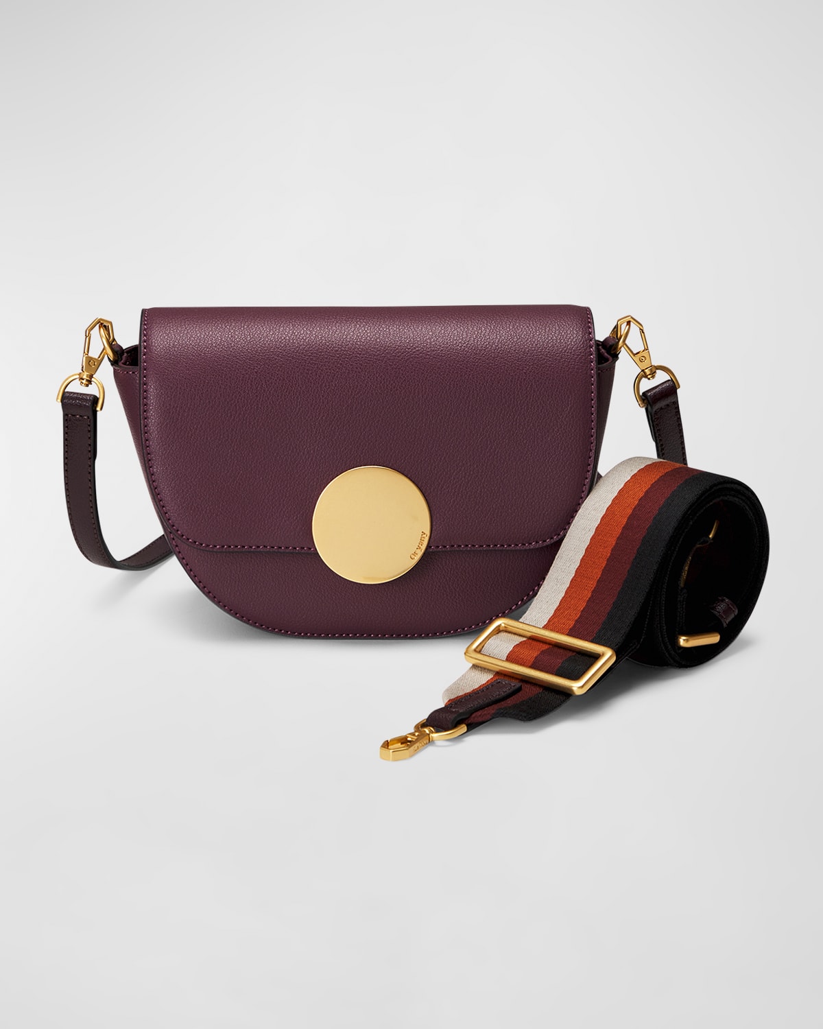 Lottie Saddle Leather Crossbody Bag