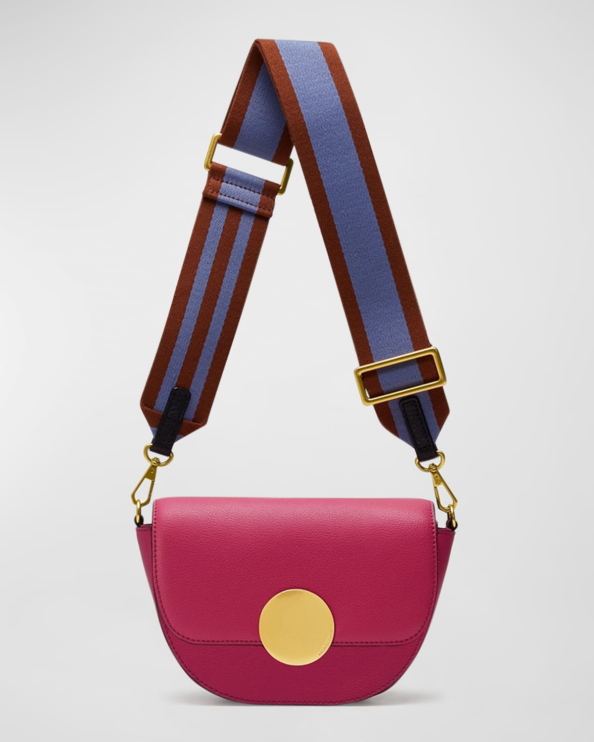 Lottie Saddle Leather Crossbody Bag