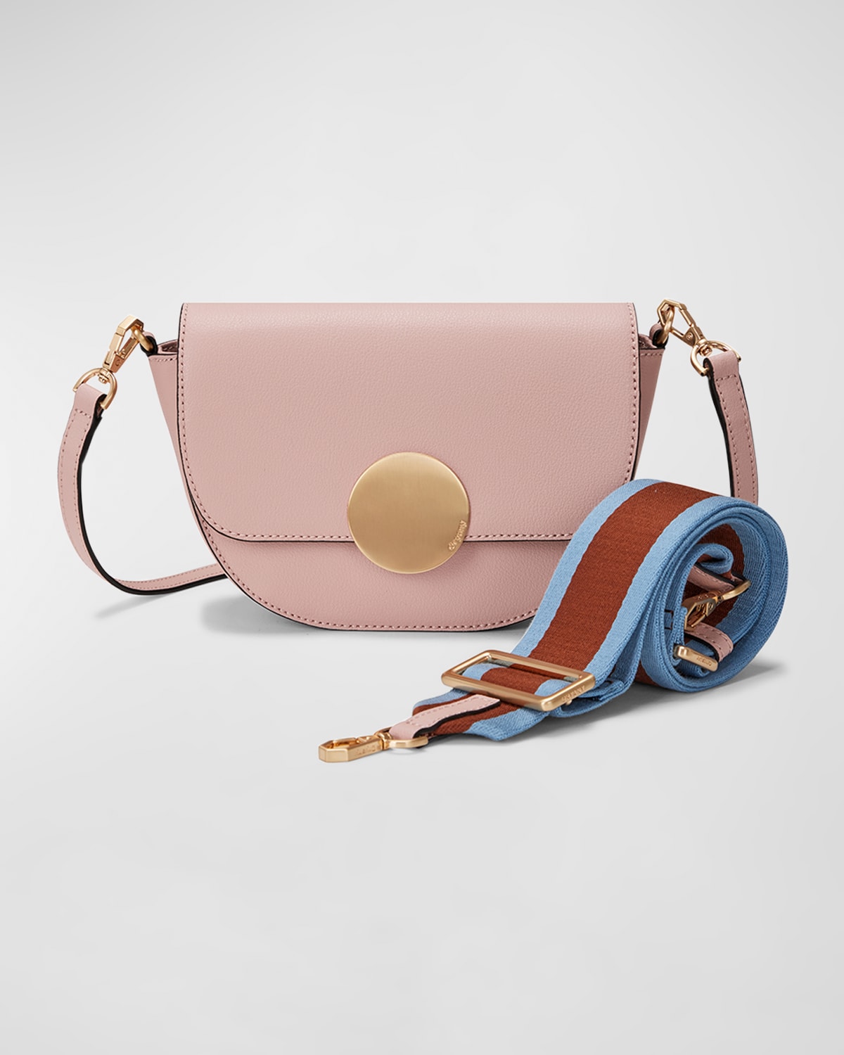 ORYANY LOTTIE SADDLE LEATHER CROSSBODY BAG