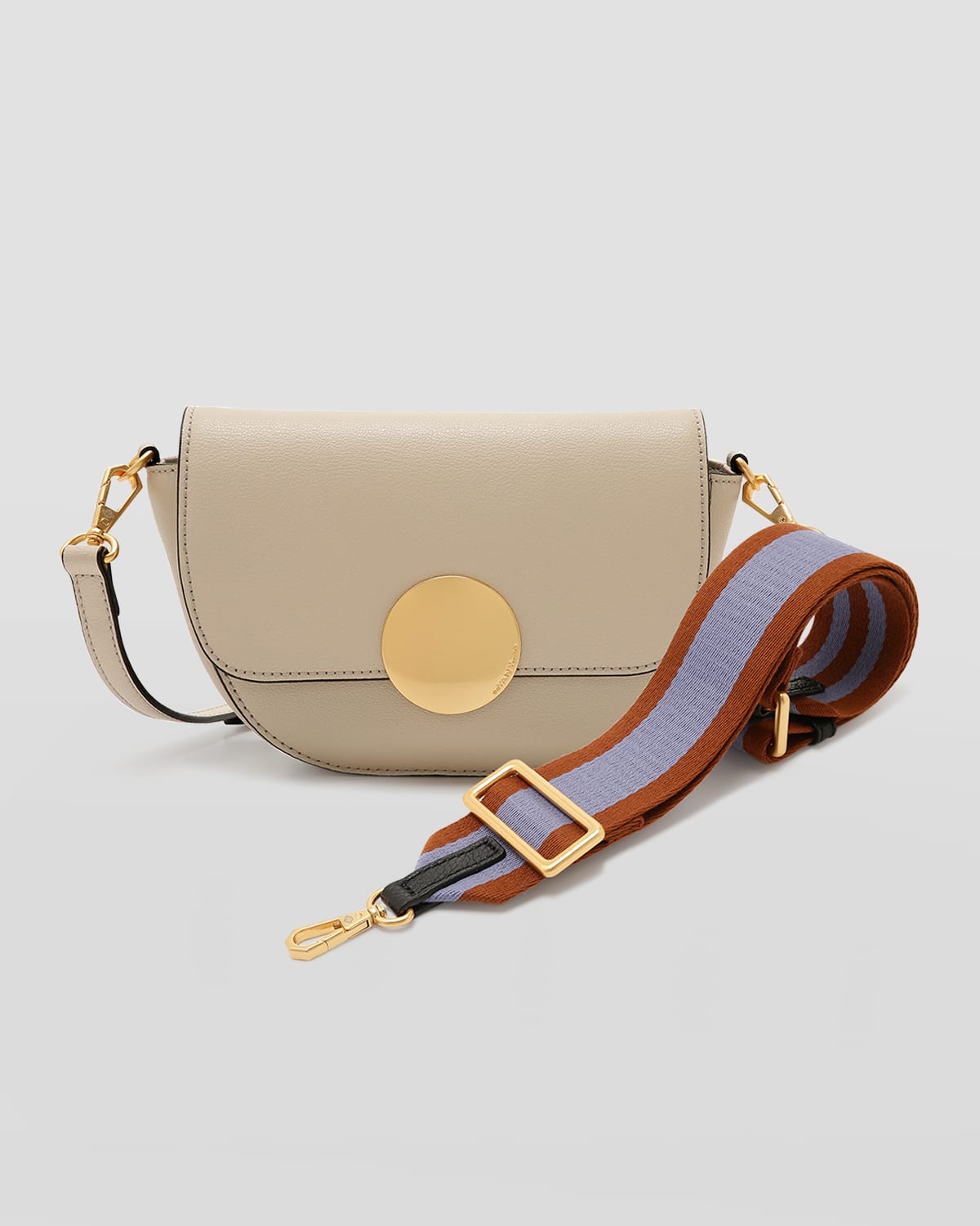 ORYANY LOTTIE SADDLE LEATHER CROSSBODY BAG