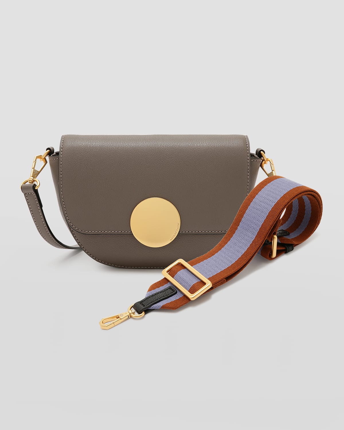 Oryany Women's Lottie Saddle Crossbody -warm Grey In Gray