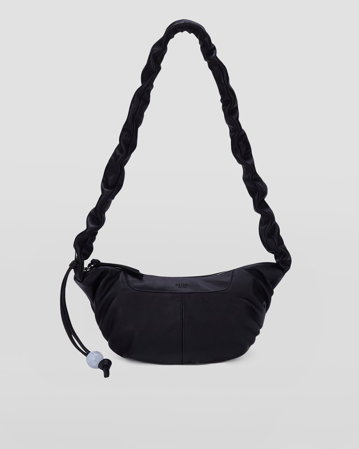 Kech Ruched Zip Crossbody Bag