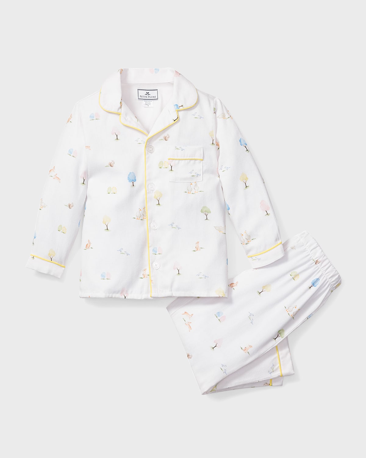 Petite Plume Kids' Baby Boy's, Little Boy's & Boy's Easter Gardens Pajama Set