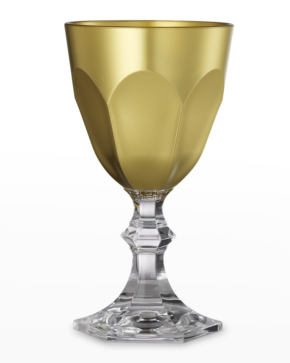 Shop Mario Luca Giusti Dolce Vita Wine Glasses, Set Of 6 In Gold