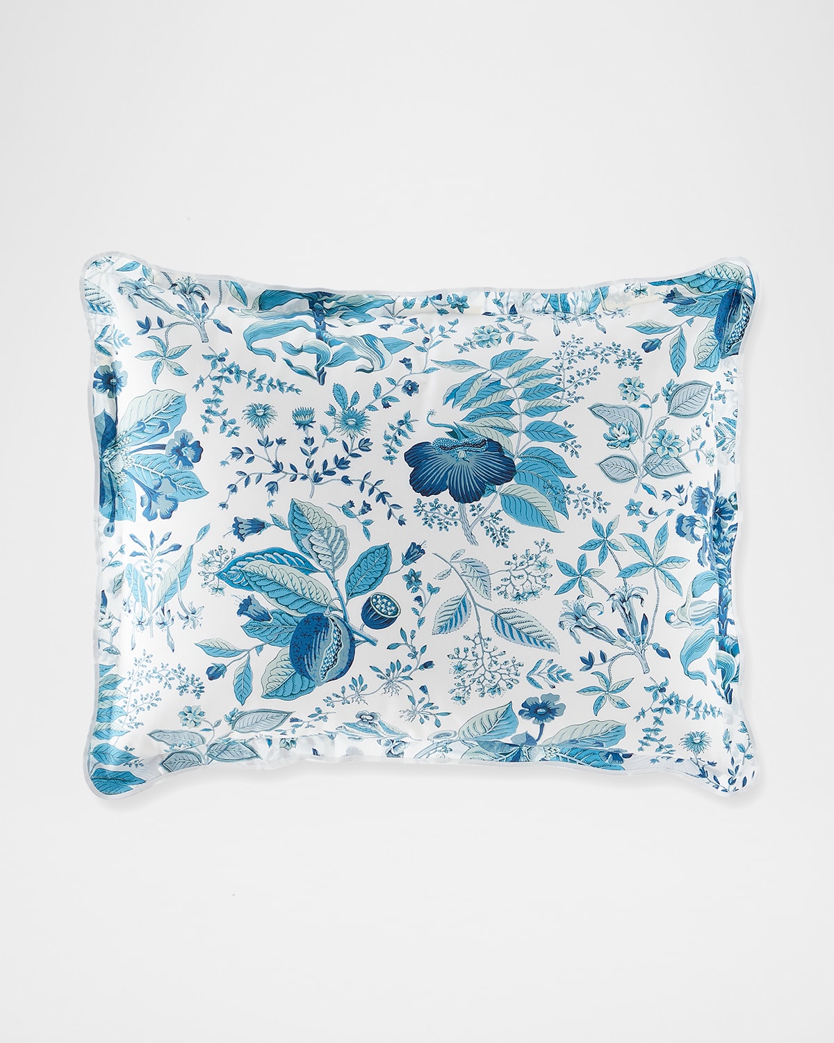 Matouk Schumacher Pomegranate King Sham In Prussian Blue