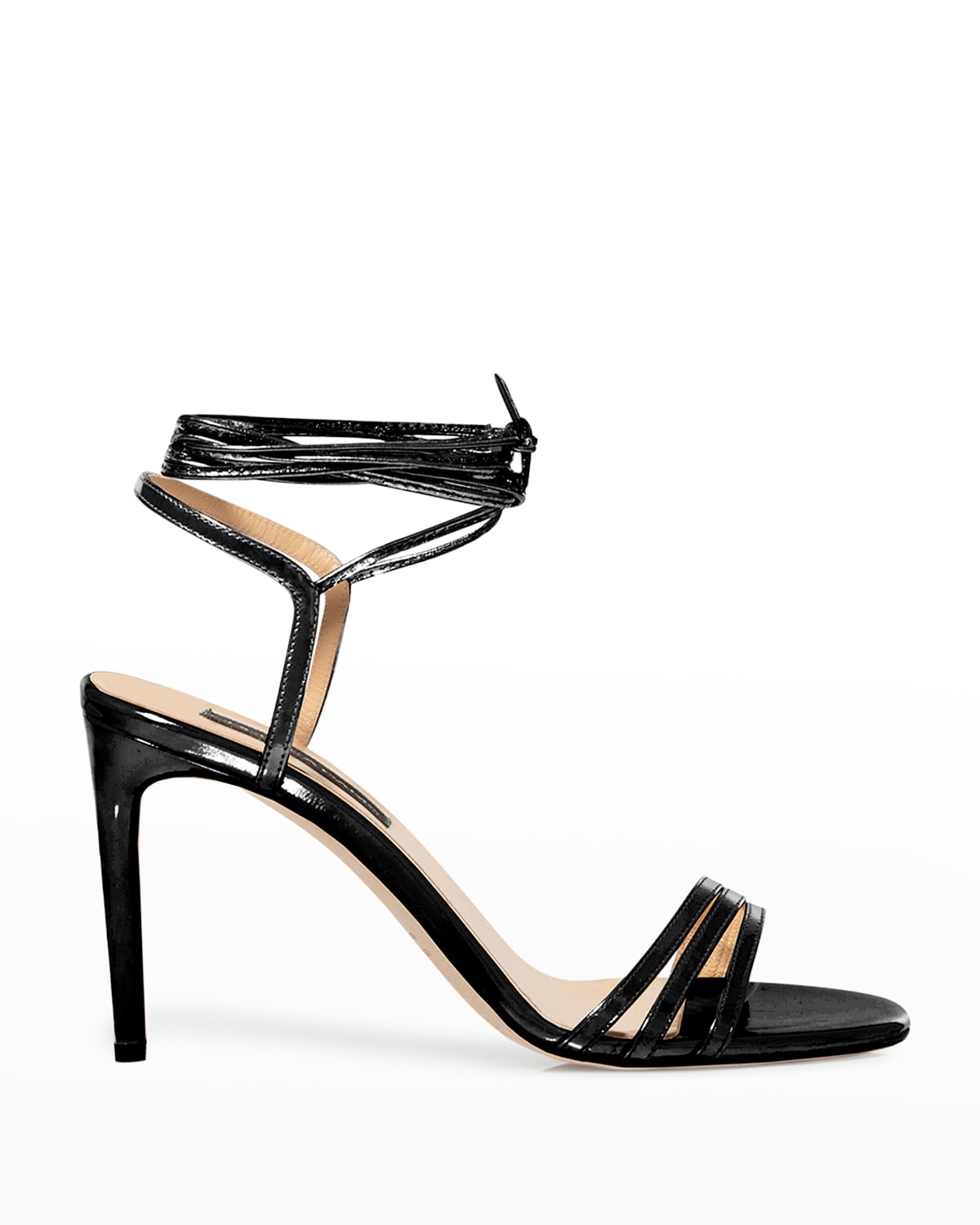 Chelsea Paris Sasha Strappy Leather Ankle-Tie Sandals