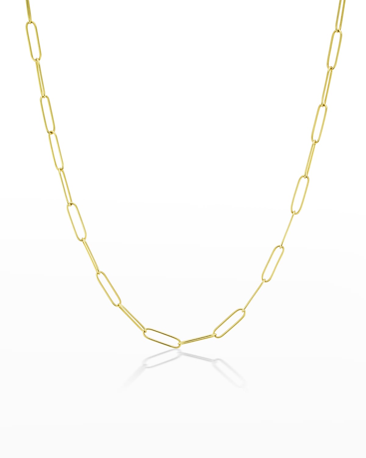 Shop Jenna Blake Yellow Gold Paperclip Chain, 18"l