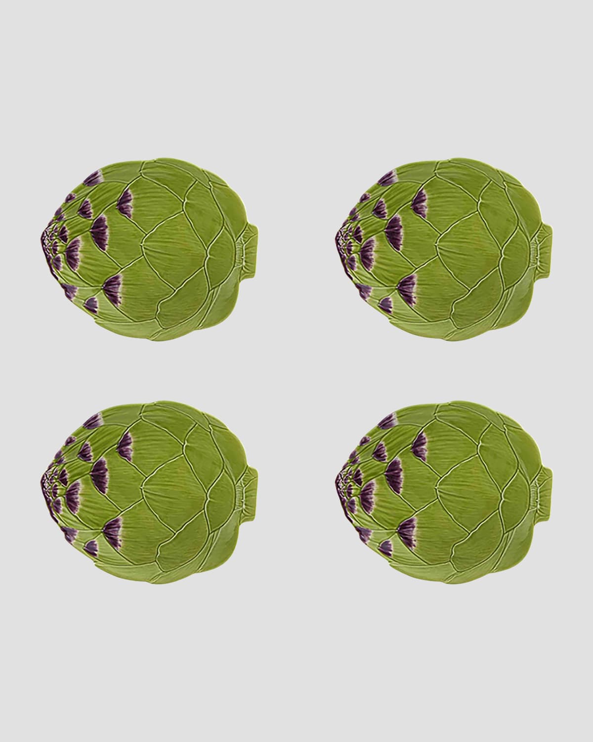 Artichoke Plates, Set of 4